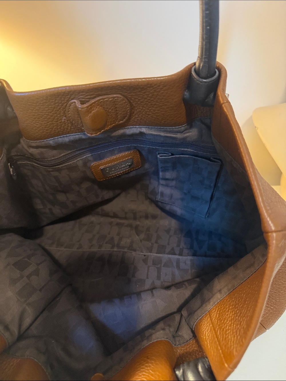 Furla Classic Leather Tote Bag in Brown - Picture 5 of 8
